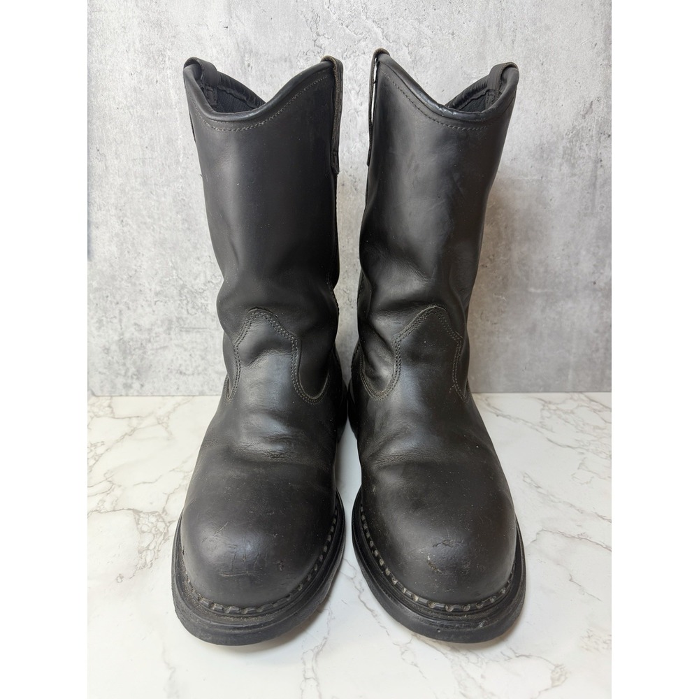 Red Wing 2271 Pull On Work Boots Black Safety Toe Waterproof 9 EE USA